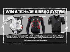 Win a Tech Air Airbag System - Peter Stevens Motorcycles