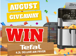 Win a Tefal 4.2-Litre Easy Fry & Grill Deluxe Air Fryer