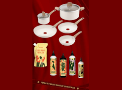 Win a Tefal Ceramic Beige 5pc Cookware Set & Virgin Olive Oil Bundle