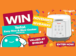 Win a Tefal Easy Rice & Slow Cooker