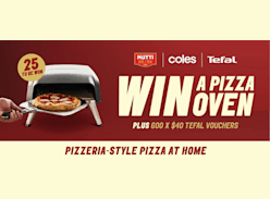 Win 1 of 25 Tefal Pizza Ovens & Other Prizes