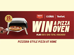 Win 1 of 25 Tefal Pizza Ovens & Other Prizes