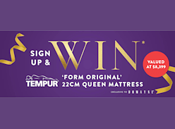 Win a Tempur Original 22cm Queen Mattress