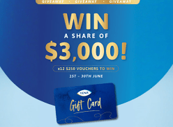 Win 1 of 12 $250 Tena Gift Cards