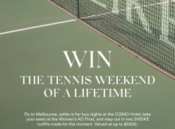 Win the Tennis Weekend of a Lifetime - SHEIKE