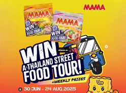 Win a Thailand Street Food Tour & Weekly Prizes