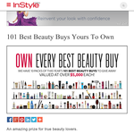 Win the 101 Best Beauty Buys for 2015 