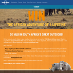 Win the African adventure of a lifetime!