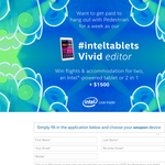 Win the chance to get paid to hang out with Pedestrian.TV for a week as their #inteltablets 'Vivid' editor!