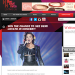 Win the chance to see Demi Lovato in concert!