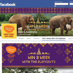 Win the chance to spend a week in Thailand at the Elephant rescue sanctuary!