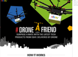 Win the chance to surprise a mate with the latest tech products from eBay, delivered by drone!