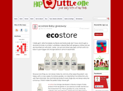 Win the complete 7-piece ecostore Baby range