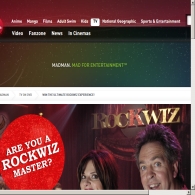 Win the complete series 1-4 of RocKwiz on DVD + tickets