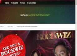 Win the complete series 1-4 of RocKwiz on DVD + tickets