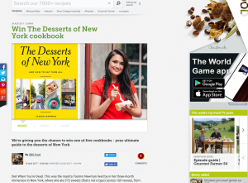 Win The Desserts of New York cookbook
