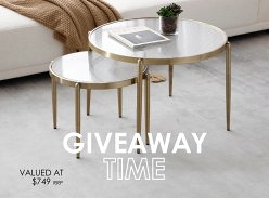Win the Gatsby Table Set