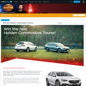 Win the Holden Commodore Tourer