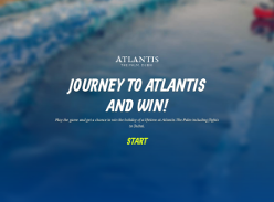 Win the holiday of a lifetime at Atlantis The Palm including flights to Dubai!