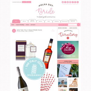 Win the Italy Issue Prize Pack