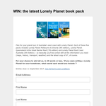 Win the latest Lonely Planet book pack!