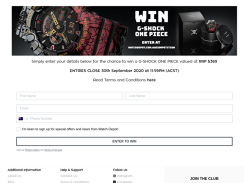 Win the Limited G-SHOCK ONE PIECE