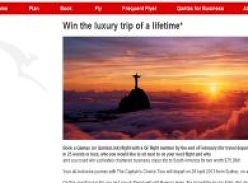 Win the luxury trip of a lifetime for 2 worth $75,980!