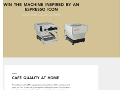 Win the Machine Inspired by an Espresso Icon