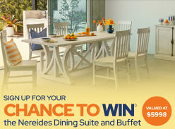 Win the Nereides 7 Piece Dining Suite