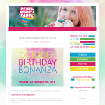 Win the October 'Birthday Bonanza' Giveaway - Rebel Without A Pause