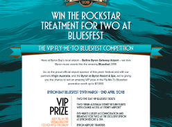 Win the Rockstar Treatment for Two at Bluefest