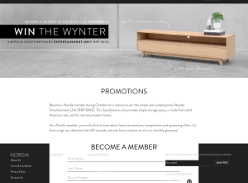 Win the simple and contemporary Wynter Entertainment Unit