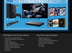 Win the tools to build your man cave