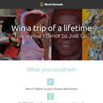 Win the trip of a lifetime + $5,000 spending money!