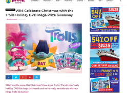 Win the Trolls Holiday DVD Mega Prize Giveaway