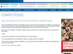 Win the ultimate 2014 Toyota AFL Grand Final trip