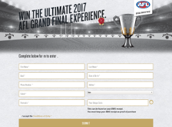 Win The Ultimate AFL Grand Final Experience