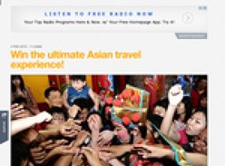 Win the ultimate Asian travel experience!