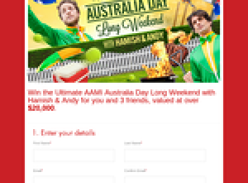 Win the ultimate Australia Day long weekend with Hamish & Andy!