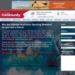 Win the Ultimate Australian Sporting Weekend for you and a friend! - In My Community
