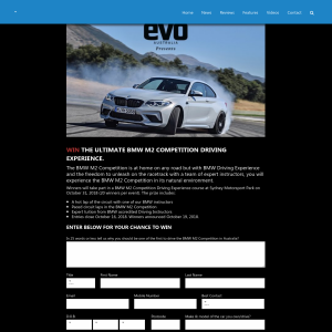 Win the Ultimate BMW M2 Competition Driving Experience