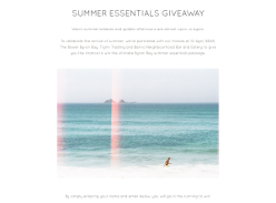 Win the ultimate Byron Bay summer essentials package
