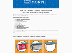 Win The Ultimate Camping Package
