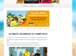 Win the Ultimate Celebrate at Home Pack