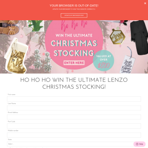 Win the ultimate Christmas stocking