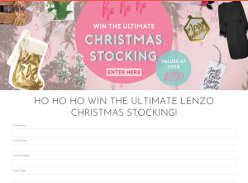 Win the ultimate Christmas stocking