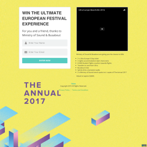 Win the ultimate European festival experience! - Ministry of Sound Australia & Busabout