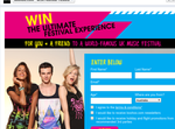 Win the ultimate festival experience for you & a friend in the UK!