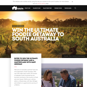 Win the Ultimate Foodie Getaway to South Australia