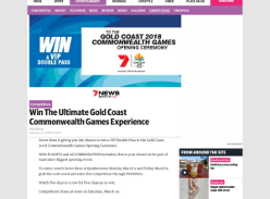 Win The Ultimate Gold Coast Commonwealth Games Experience